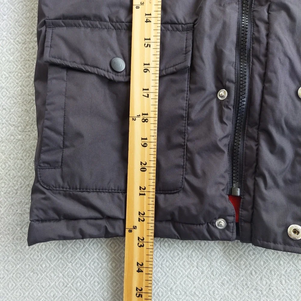 U.S. Polo Assn Parka Boys 8 Black Hooded Faux Fur Fleece Lined Jacket Puffer